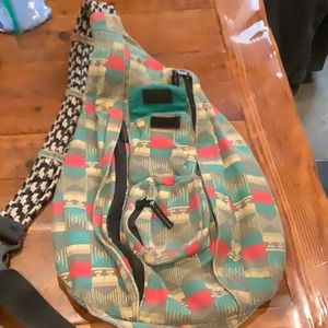 Limited Edition Kavu Geometric Rope Sling bag
